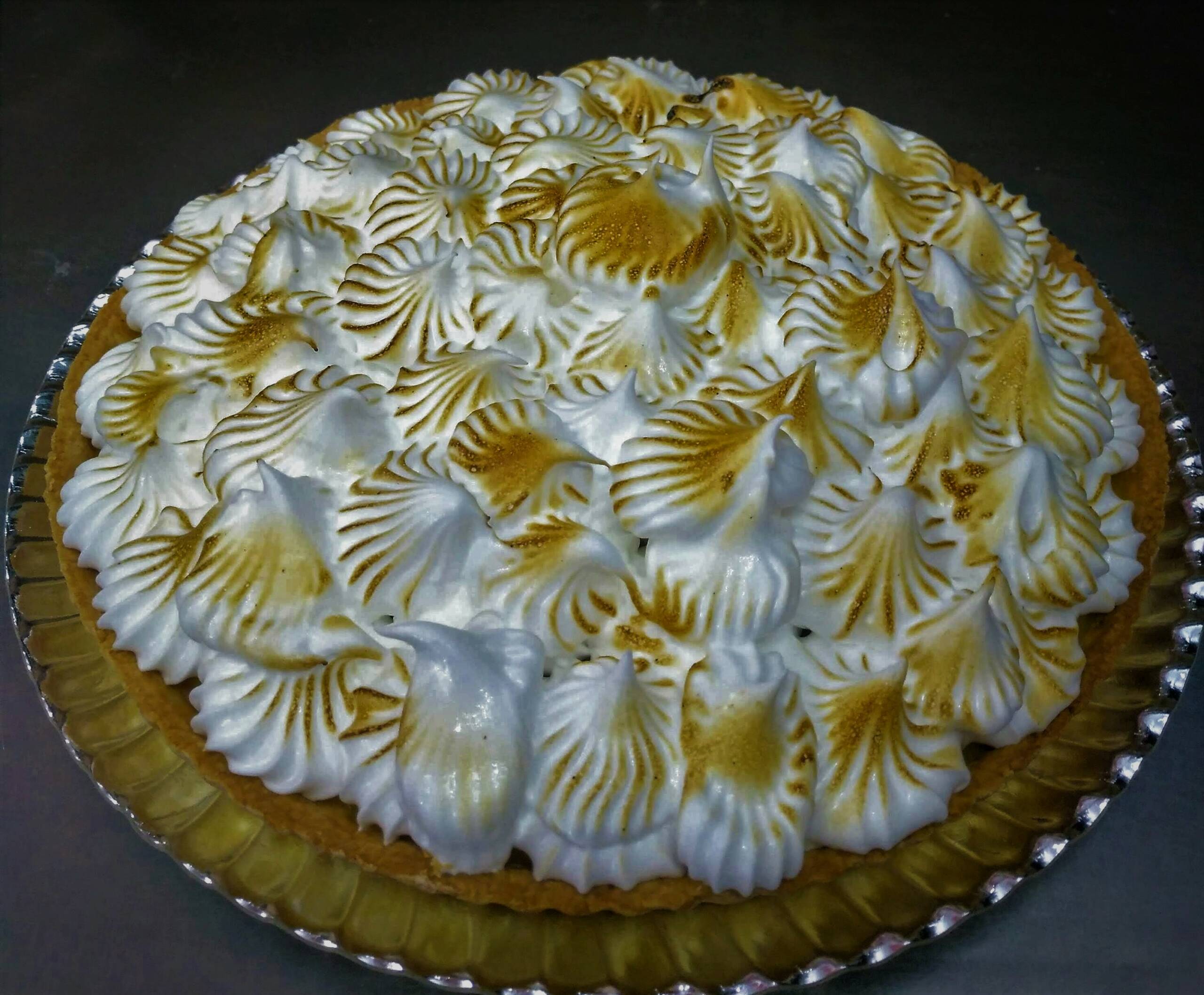 tarta de limón merengada